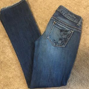Guess Women's Boot Cut Jeans - Dark Blue
